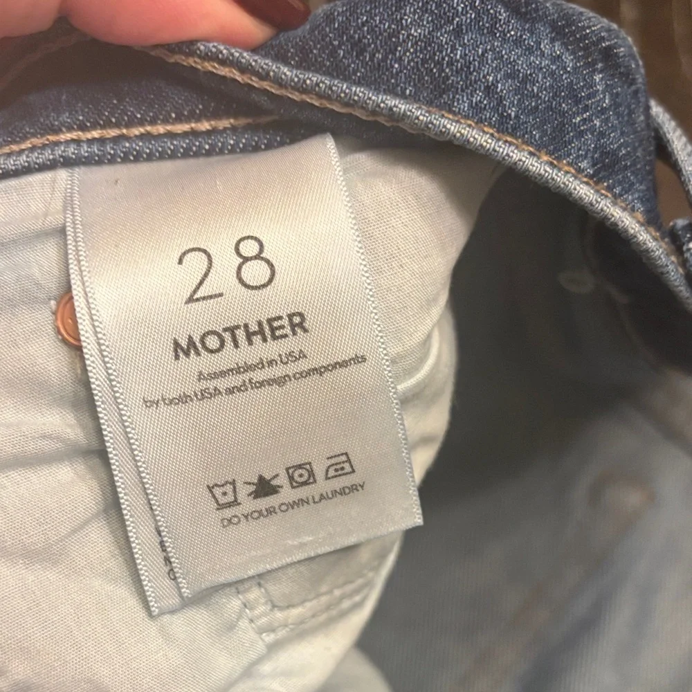 MOTHER Dark Blue Women's Jeans - Picture 3 of 8